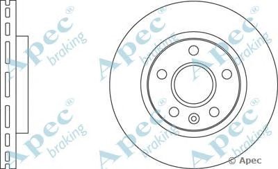 APEC BRAKING dsk2674 -  Тормозной диск